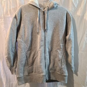Old Navy Gray Zip-Up Hoodie Jacket